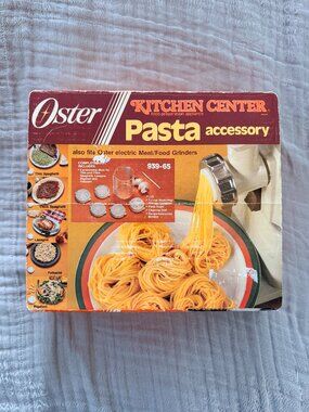 Vintage in Box - Oster Kitchen Center Pasta Accessory Set